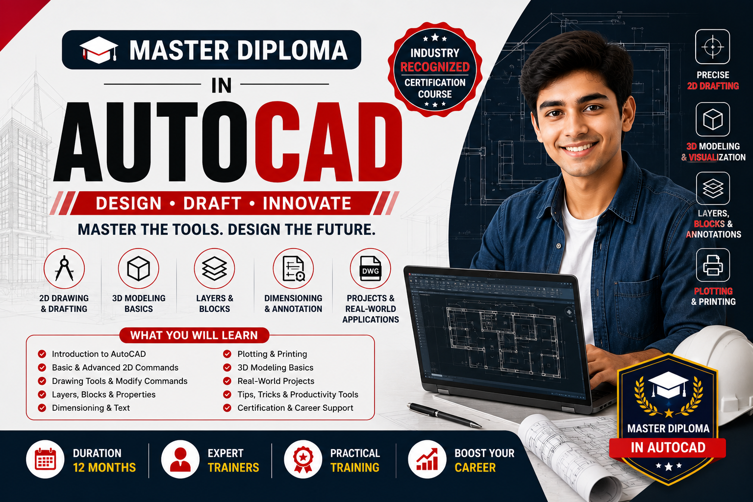 Master Diploma in AutoCAD